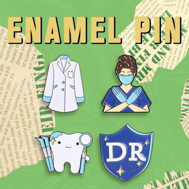 Medical Lab Worker - Medical Theme Enamel Pin Nurse Doctor