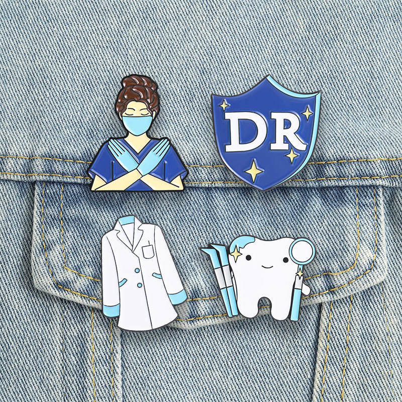 Medical Theme Enamel Pin Nurse - Medical Lab Worker 评论和价格