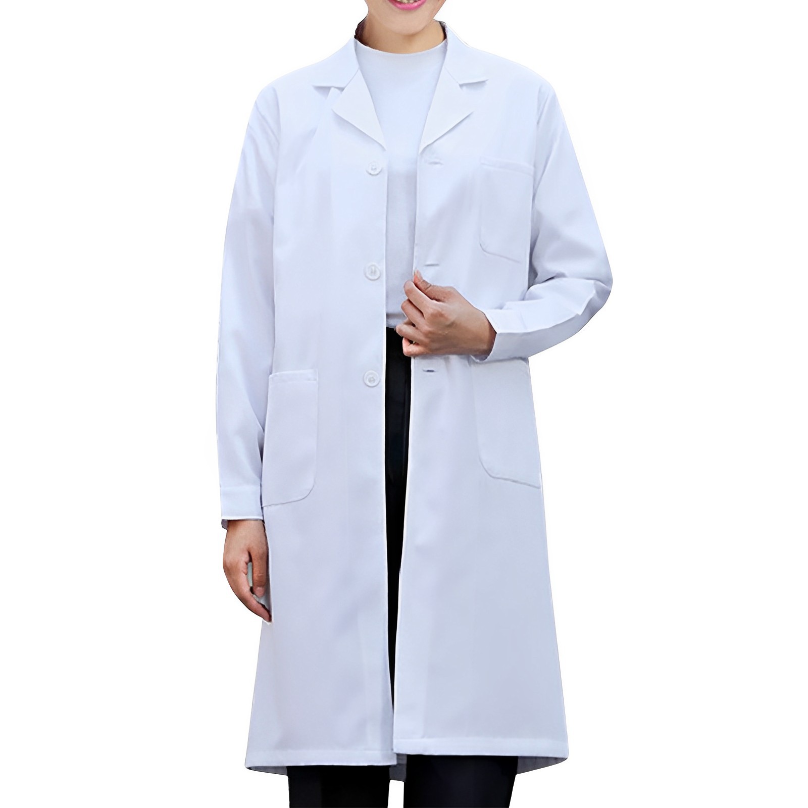 White Lab Coat For Women Men S - Medical Lab Work 评论和价格