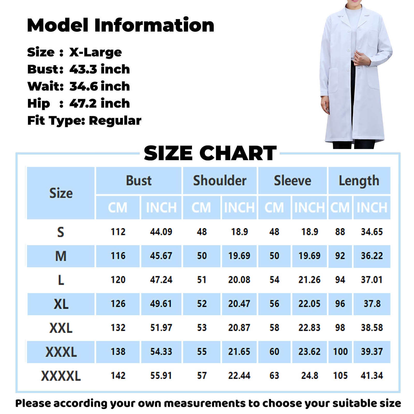 White Lab Coat For Women Men S - Medical Lab Work 评论和价格