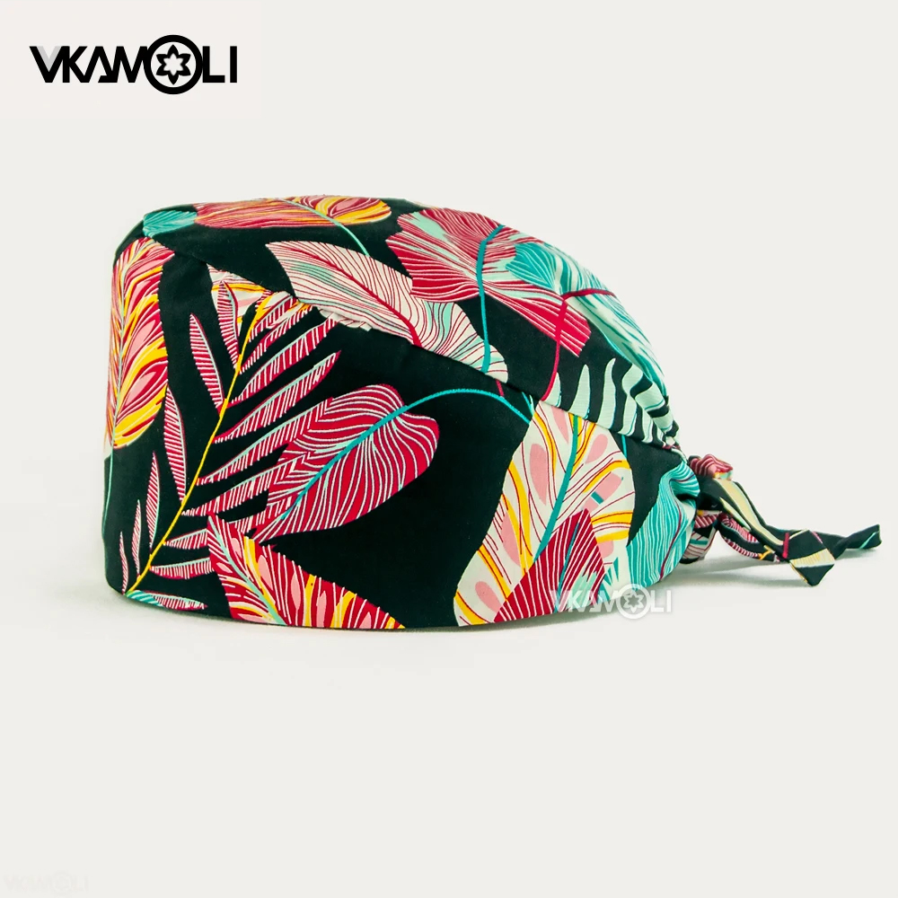 new Flower printing cap sweat- - Medical Lab Worker 评论和价格