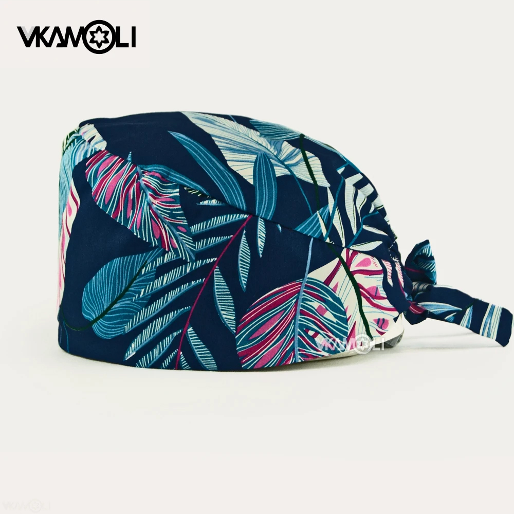 new Flower printing cap sweat- - Medical Lab Worker 评论和价格