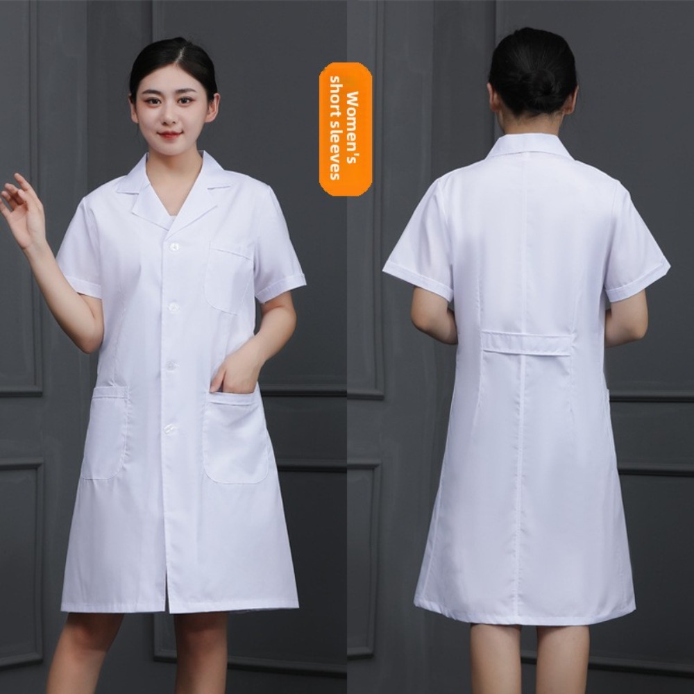 Short Sleeve Doctor Lab Coat f - Medical Lab Worker 评论和价格