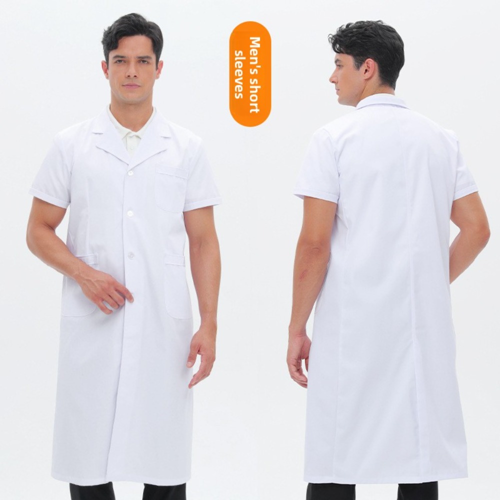 Short Sleeve Doctor Lab Coat f - Medical Lab Worker 评论和价格