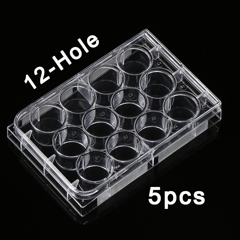 5Pcs Polystyrene 12 Well Petri - Medical Lab Supplies 评论和价格
