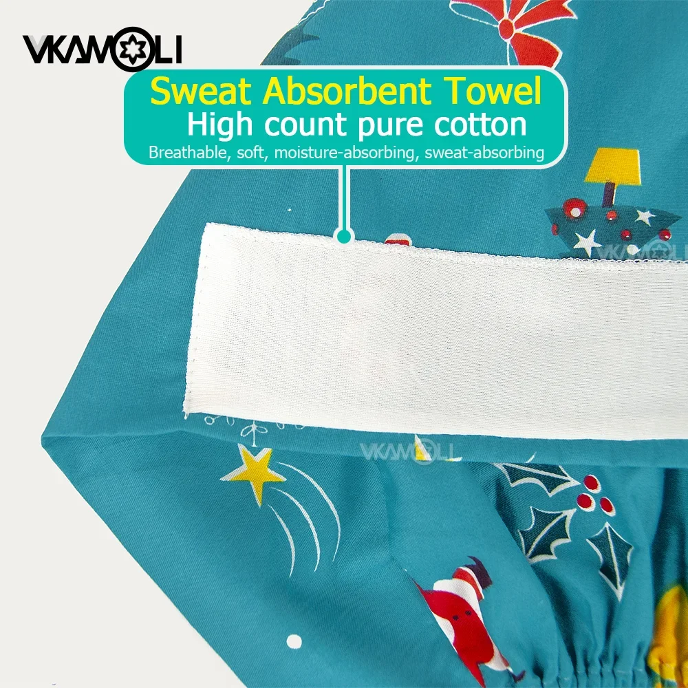 Unisex Sweat-absorbent Tieback - Medical Lab Work 评论和价格